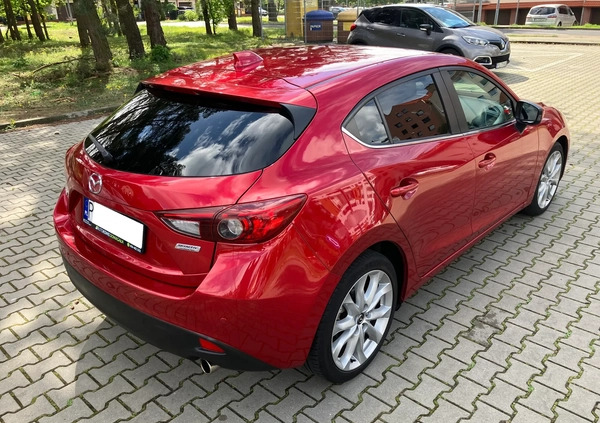 Mazda 3 cena 48800 przebieg: 194000, rok produkcji 2014 z Leszno małe 407